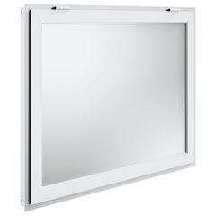 Concession Window for Food Truck, 48"x36" Aluminum Alloy Food Truck Service Window, Up to 85 Degrees Stand Serving Window with Awning Door & Drag Hook,  for Food Trucks Concession Trailers