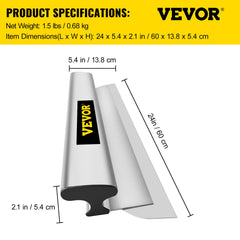 Drywall Skimming Blade Putty Knife 24inch Finishing Tool Stainless Steel