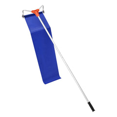 Snow Roof Rake, 27cm Aluminum Blade, 1.25-5.24 m Adjustable Roof Snow Scraper with Wheels & Slide, Lightweight Snows Removal Tool for House Rooftop Leaves Debris Clearing