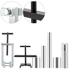 Turbine Shaft, 6pcs Pump Stator Seal Ring Tools, Spring Compressor, Pump Puller Kit, Bushing Sizer Rotor Aligner, Pump Stator Seal Ring and Re-Sizer Kit for Thm700-R4 (Md8), 4L60, 4L60E, 4L70E