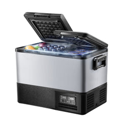 Portable Car Refrigerator Freezer Compressor 45L Dual Zone for Car Home