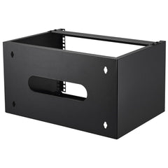 6U Wall Mount Network Rack, 14 in/355.6 mm Depth, 50 lbs/22.68 kg Max Weight Capacity Wall Mount Server Rack with Cage Nuts, 19"/482.6 mm for Shallow Server IT Equipment and Network Switches