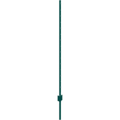 5 Feet Fence Post 10 Pack T-Post Heavy Duty Metal Fence Posts Green