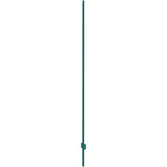 7 Feet Fence Post, 10 Pack U-Channel Heavy Duty Metal Fence Posts, Sturdy Steel Fence Stakes for Garden Yard, Lawn, Farms and Outdoor Wire Fencing, Green