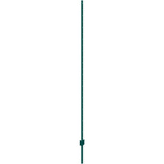 7 Feet Fence Post, 10 Pack U-Channel Heavy Duty Metal Fence Posts, Sturdy Steel Fence Stakes for Garden Yard, Lawn, Farms and Outdoor Wire Fencing, Green
