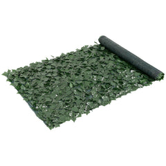 Ivy Privacy Fence, 990 x 2490 mm Artificial Green Wall Screen, Greenery Ivy Fence with Mesh Cloth Backing and Strengthened Joint, Faux Hedges Vine Leaf Decoration for Outdoor Garden, Yard