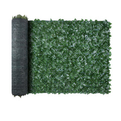Ivy Privacy Fence, 39 x 198in Artificial Green Wall Screen, Greenery Ivy Fence with Mesh Cloth Backing and Strengthened Joint, Faux Hedges Vine Leaf Decoration for Outdoor Garden, Yard, Balcony