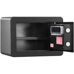 Safe, 0.5 Cubic Feet Home Safe, Steel Security Safe with Digital Keypad and 2 Keys, Wall-Mounted Cabinet Safe Protect Cash, Gold, Jewelry, Documents for Home, Hotel, 350 x 250 x 250 mm