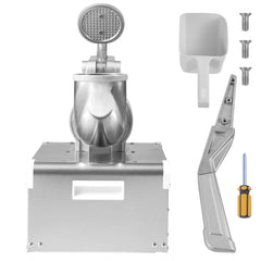 Commercial Ice Shaver Crusher, 661lbs Per Hour Electric Snow Cone Maker, 350W Shaved Ice Machine with Dual Blades for Parties Events Snack Bar, Home and Commercial Use