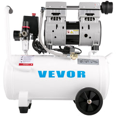 Air Compressor 6.6 Gallon, Portable Air Compressor 1 HP, Oil Free Air Compressor Steel Tank 750W,  Pancake Air Compressor 115 PSI, Ultra Quiet Compressor for Home Repair, Tire Inflation
