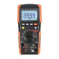 Digital Multimeter, 4000-Count TRMS Voltmeter Ohmmeter, 1000V AC/DC Voltage Tester with Switchable Auto/Manual Range for Voltage, Resistance, and Continuity Measurment