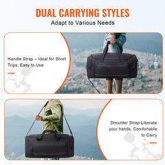 Telescope Case, 560 mm, Telescope Storage Bag with Fixed Buckles, Multi-Pocket & Detachable Divider for Telescope, Shock-Absorbent Telescope Carrying Case to Easily Secure Optical Tube & Tripod