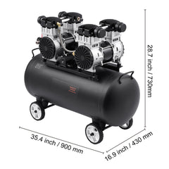 Air Compressor Compact Portable Oil Free Compressor 75L 90 PSI