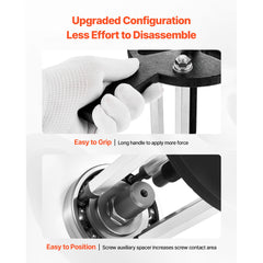 21-in-1 Bearing Puller Set, 21 PCS 3-Jaw Hook Puller for Internal External Bearings and Bearing Without Inner Shaft, Multifunctional Bearing Removal Tool with Heavy Duty Portable Storage Case