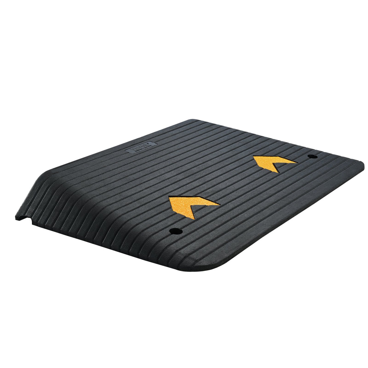 Upgraded Rubber Threshold Ramp, 10.2 cm Rise Door Ramp with 1 Channel, Natural Rubber Car Ramp with Non-Slip Textured Surface, 15 tons Load Capacity Curb Ramp for Wheelchair and Scooter