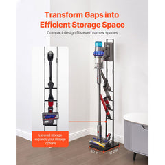 Vacuum Stand, Compatible With Dyson V6 V7 V8 V10 V11 V15, Stable Vacuum Stand Holder with Wheels for Dyson DC30 DC31 DC34 DC35 DC58 DC59 DC62 D74 Cordless Upright Vacuum Cleaners & Accessories