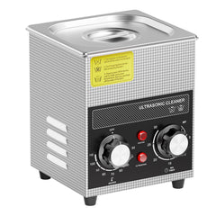 2L Ultrasonic Cleaner with Heater Timer & Basket, Professional Digital Sonic Cavitation Machine, 60W Cleaning Machine for Watch Instruments, Glasses, Coin, Metal Parts, Tool