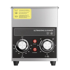 2L Ultrasonic Cleaner with Heater Timer & Basket, Professional Digital Sonic Cavitation Machine, 60W Cleaning Machine for Watch Instruments, Glasses, Coin, Metal Parts, Tool