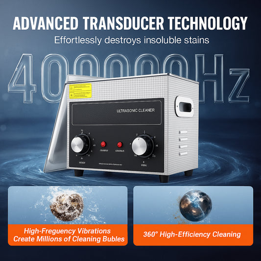 3L Ultrasonic Cleaner with Heater Timer & Basket, Professional Digital Sonic Cavitation Machine, 120W Cleaning Machine for Watch Instruments, Glasses, Coin, Metal Parts, Tool