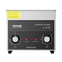 3L Ultrasonic Cleaner with Heater Timer & Basket, Professional Digital Sonic Cavitation Machine, 120W Cleaning Machine for Watch Instruments, Glasses, Coin, Metal Parts, Tool