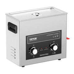 6L Ultrasonic Cleaner with Heater Timer & Basket, Professional Digital Sonic Cavitation Machine, 180W Cleaning Machine for Watch Instruments, Glasses, Coin, Metal Parts, Tool