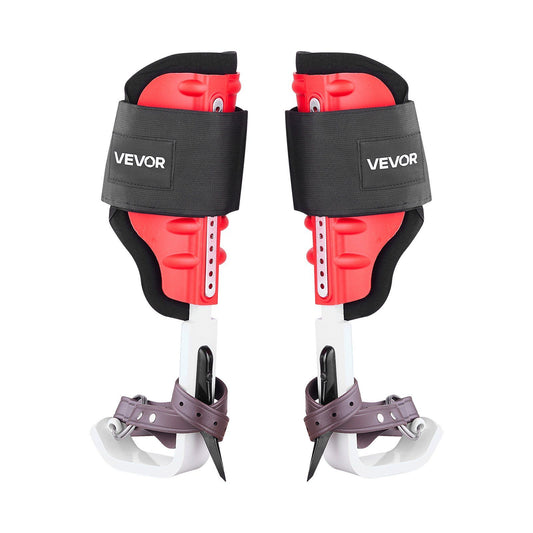 Tree Climbing Spikes Set, Height-Adjustable Tree Climbing Gear with Straps & Spike Protectors, 159 kg Load Capacity, Durable Aluminum Climb Spurs Arborist Equipment for Fruit Picking Hunting