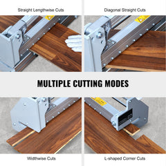 Floor Cutter 330mm, Cuts Vinyl Plank, Laminate, Engineered Hardwood, Siding, 12mm Cutting Depth Effortless And Easy Cutting, Vinyl Plank Cutter for LVP, WPC, SPC, LVT, VCT, PVC, and More
