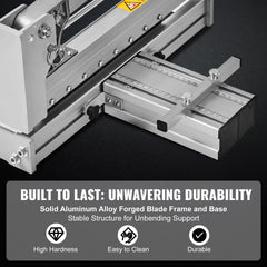 Floor Cutter 330mm, Cuts Vinyl Plank, Laminate, Engineered Hardwood, Siding, 12mm Cutting Depth Effortless And Easy Cutting, Vinyl Plank Cutter for LVP, WPC, SPC, LVT, VCT, PVC, and More