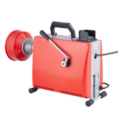 Drain Cleaner Machine 66FT x 5/8" 250W Sewer Snake Auger Manual Feed