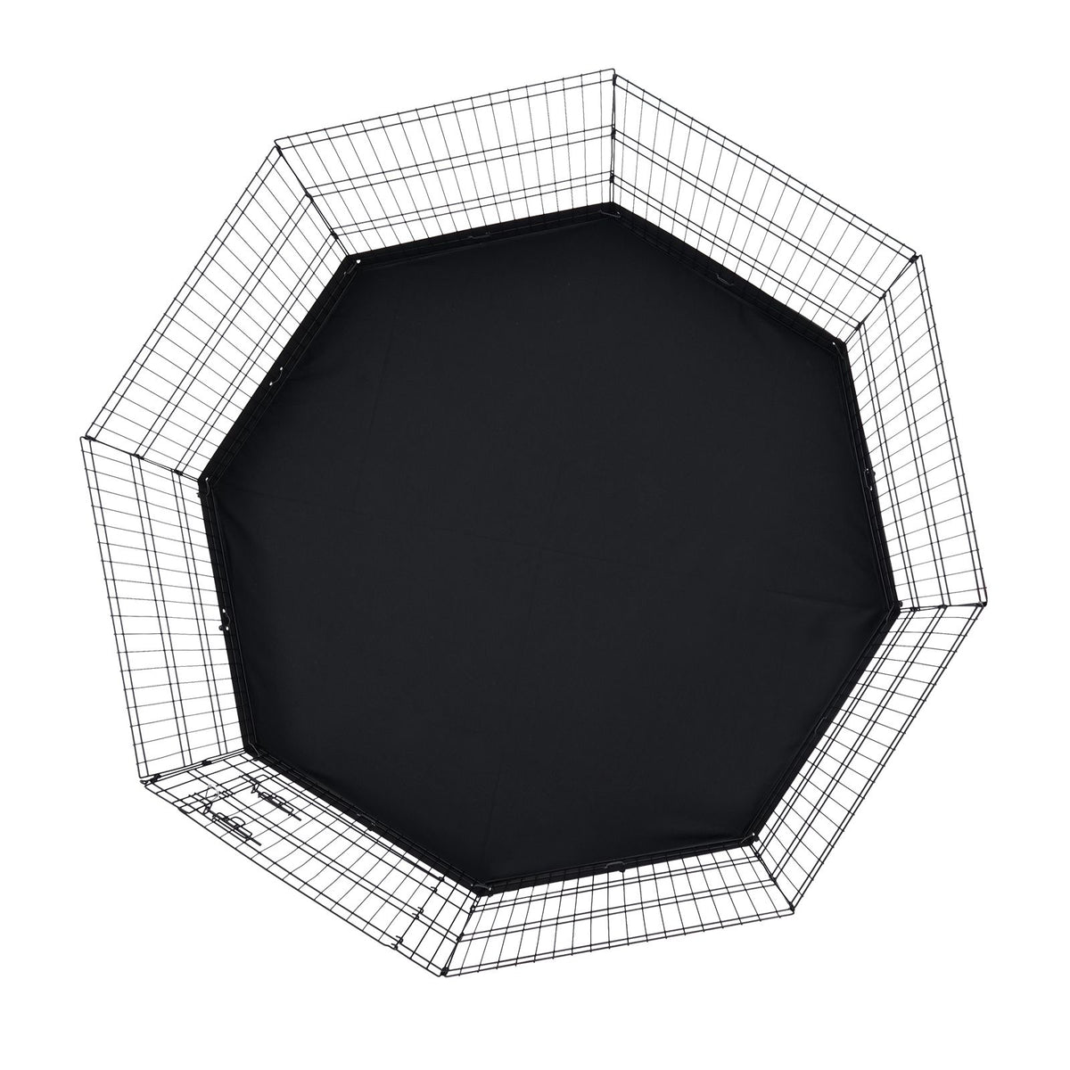 Dog Playpen, 8 Pcs 30"H x 24"W Panels Foldable Metal Pet Exercise Pen, Dog Fence Indoor and Outdoor Pen with Door, 600D Oxford Fabric Bottom Pad, Pet Playpen for Dogs, Cats, Other Small Animals