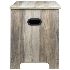 Kids Toy Storage Bench Wooden Toy Box Chest 38.98 x 15.55 x 18.9 in Gray
