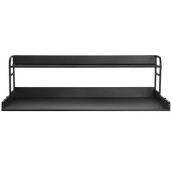 Washer Dryer Countertop with Shelf 54"x27" Wooden Washer Dryer Cover Black