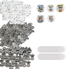 1" 25mm Button Badge Parts Supplies for Button Maker Machine 500 Sets