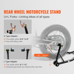 Motorcycle Bike Stand Rear 850 LBS Forklift Spoolift Paddock Swingarm Lift