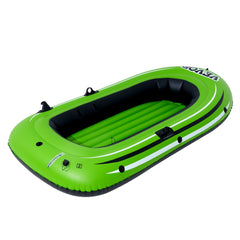 VEVOR Inflatable Boat, 2-Person Inflatable Fishing Boat, Strong PVC Portable Boat Raft Kayak, Includes 1158 mm Aluminum Oars, High-Output Pump and Fishing Rod Holders, 227 kg Capacity for Adults, Kids