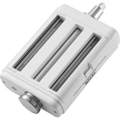 Pasta Attachment for KitchenAid Stand Mixer, 3-IN-1 Stainless Steel Pasta Roller Cutter Set Including Pasta Sheet Roller, Spaghetti and Fettuccine Cutter, 8 Adjustable Thickness Knob Pasta Maker