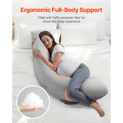 Pregnancy Pillows L-Shaped Pregnant Maternity Pillow Soft & Breathable