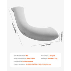 Pregnancy Pillows L-Shaped Pregnant Maternity Pillow Soft & Breathable
