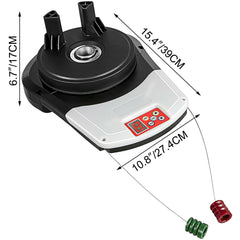 Garage Roller Door Opener, 800 N Lift Force 164 ft Remote Control, 220V Electric Roller Gate Opener, Auto Garage Roller Gate Opener Kit with 2 Remote, Apply for Garage Store
