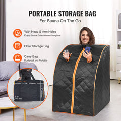 Sauna Tent Far Infrared 1050W Personal Home Spa Loss Weight Detox Therapy