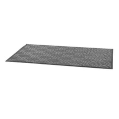 Front Door Mat, 1562 x 914 mm Commercial Floor Mat for Indoor and Outdoor, Modern Stylish Carpet with TPE Backing, Heavy Duty Washable Entry Industrial Rug for Hallway, Balcony, Garage, Grey