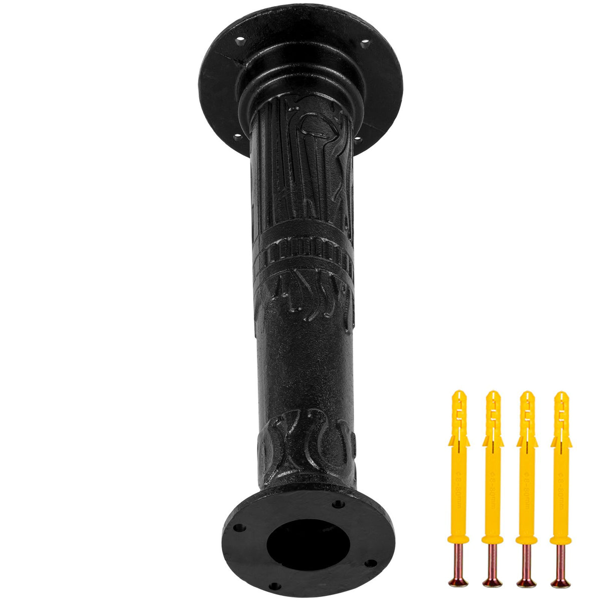 Antique Hand Water Pump Stand Pitcher Pump Stand for Yard Garden Black