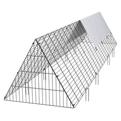 Chicken Tunnels, 300 x 71 x 61.5cm (LxWxH) Chicken Tunnels for Yard, Portable Chicken Tunnels for Outside Easy Installation, Chicken Coop Run, Suitable for Chickens, Ducks, Rabbits