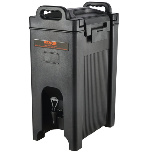 Insulated Beverage Dispenser, 18.9 L, Food-grade LDPE Hot and Cold Beverage Server, Thermal Drink Dispenser Cooler with 23 mm PU Layer Two-Stage Faucet Handle, for Restaurant Drink Shop