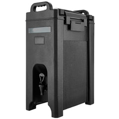 Insulated Beverage Dispenser, 5 Gal/19L Hot and Cold Beverage Server with Spigot & Handle, Food-Grade Thermal Drink Dispenser Cooler for Tea Coffee Water in Cafes & Restaurants, 2 Pack, Black