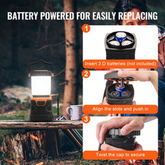LED Camping Lantern Battery Powered All-in-one for Exceptional Experience