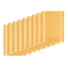 Stretch Spandex Chair Sashes Bows, Chair Slipcover and Stretch Chair Sash, Elastic Chair Bands, Fitting Wedding, Holiday, Banquet, Party, Celebration Chair Decoration (50 PCS Gold)