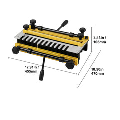 Dovetail Jig, 310 mm Width, Dove Tailing Router Jigs with 4 Router Bits & 6 Templates, Precise Alignment Dove Tail Jig, Mortise and Tenon Woodworking Tools for Furniture & Wood Cabinet Making