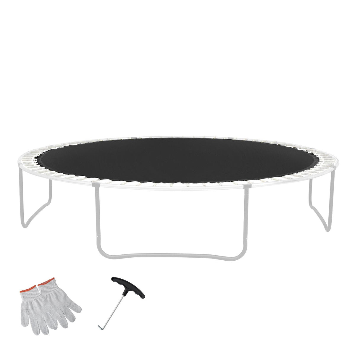 Replacement Trampoline Mat Fits 12ft Frame 72 V-Rings 5.5" Spring Length