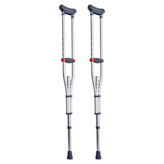 Underarm Crutches, 13-Level Height Adjustable Underarm Walking Crutches, Lightweight Aluminum Crutches for Adults Teenager - with Soft Underarm Pad for Leg Injury Surgery Disabled, 1 Pair 300LBS